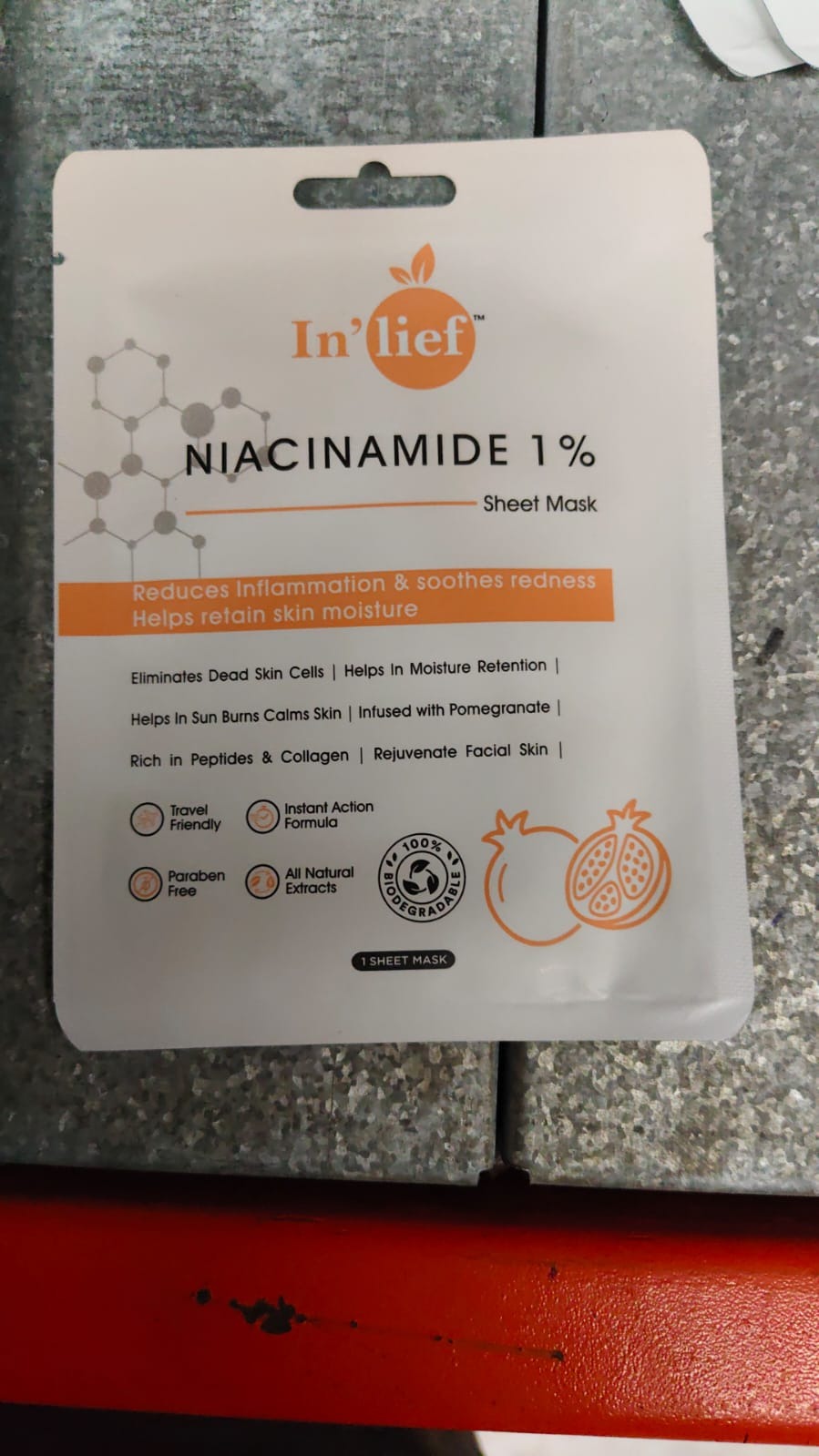 In’lief Niacinamide 1% Hydrating & Calming Facial Sheet Mask (1 Pc) In’lief Niacinamide 1% Hydrating & Calming Facial Sheet Mask (1 Pc)